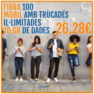 Oferta Guepard Fibra Mòbil Trucades Il·limitades Dades Barcelona Factura telèfon Sabadell Wifi Oferta Promocions